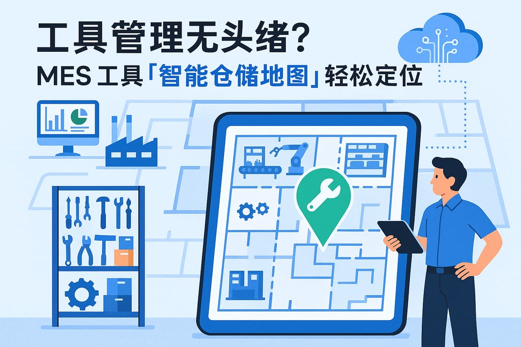 工具管理无头绪？MES 工具「智能仓储地图」轻松定位